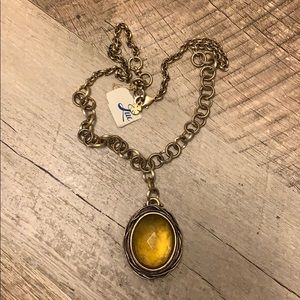 Semi precious accent necklace